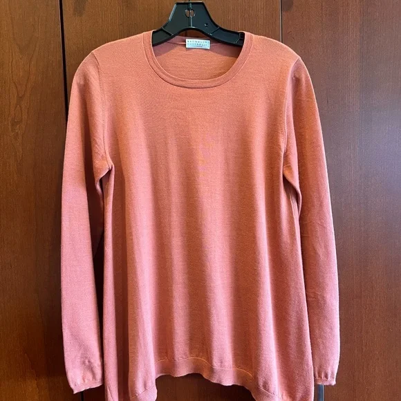 Brunello Cucinelli Dusty Pink Long Sleeve sweater